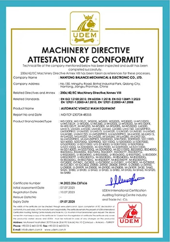 CE Certificates