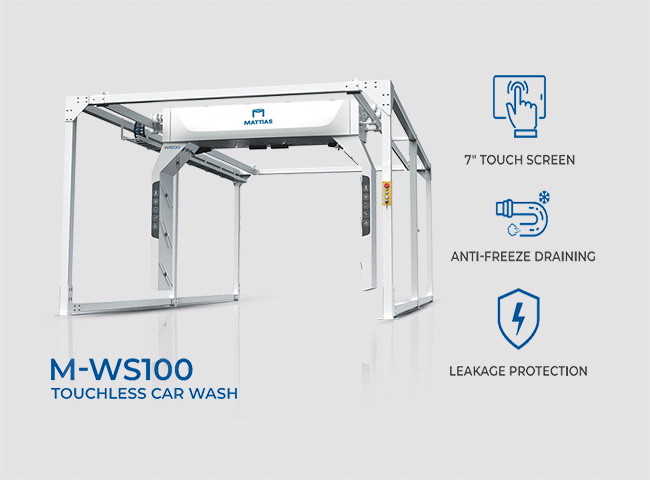 M-WS100 Compact Touchless Car Wash Machine