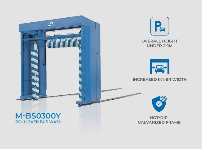M-BS0300Y Rollover Bus Wash Machine
