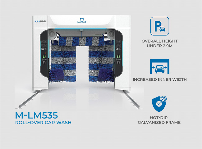 M-LM535 Professional Rollover Automatic Car Wash Machine